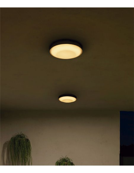 Lámpara de pared/techo de exterior Floc - Novolux Lighting - Diseño redondo, IP65