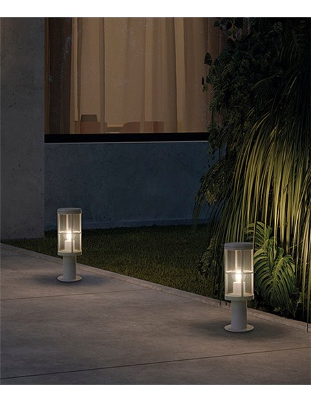 Sobremuro de exterior Lug - Novolux Lighting - Diseño industrial en blanco o antracita