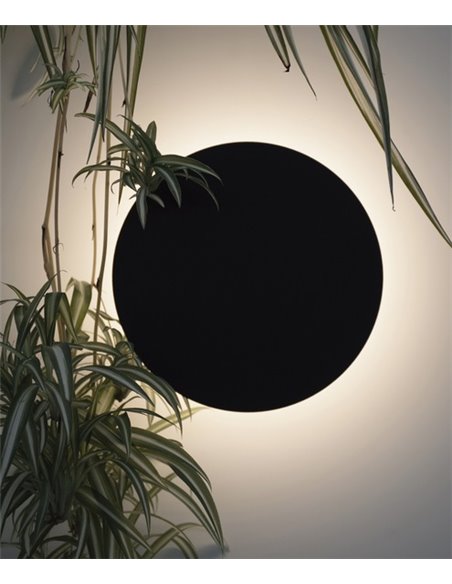 Aplique de exterior Duomo - Novolux Lighting - Lámpara minimalista circular antracita