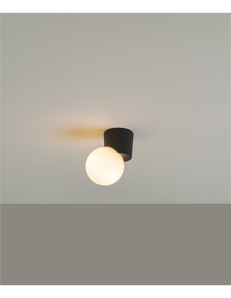 Lámpara de pared/techo Land - Milan - Lámpara de cerámica y vidrio soplado