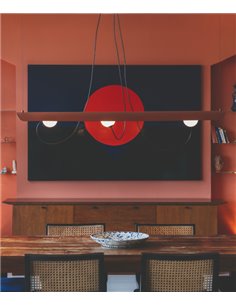 Lámpara colgante Wire - Milan - Lámpara acústica de diseño lineal