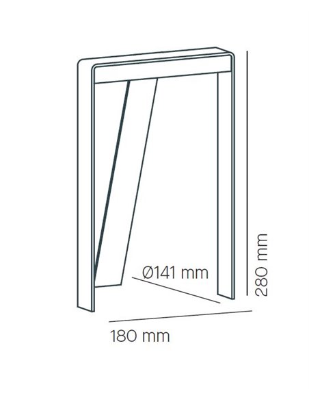 Lámpara de mesa Tempe - Milan - Lámpara minimalista decorativa LED