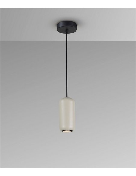 Lámpara colgante Nimes - Schuller - Tulipa de metal gris claro