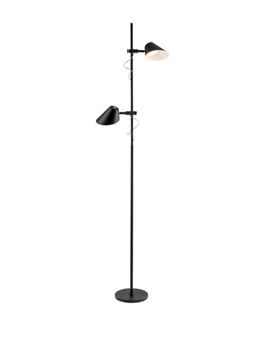 Lámpara de pie Esino - Schuller - 2 luces regulables en altura y orientables