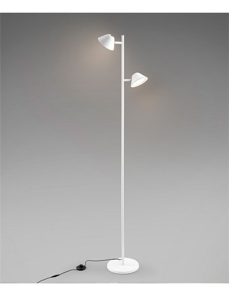 Lámpara de pie Taros - Schuller - Lámpara de lectura con luces orientable