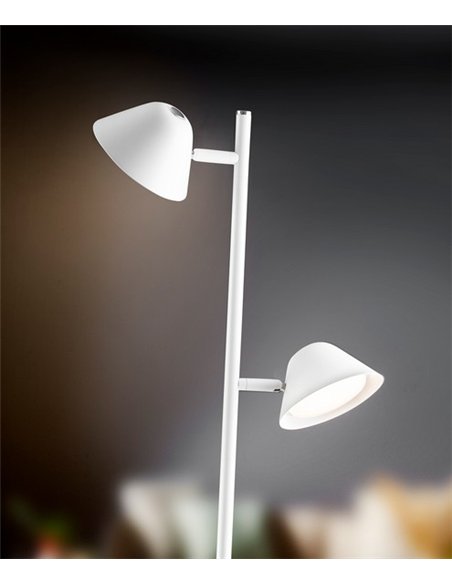 Lámpara de pie Taros - Schuller - Lámpara de lectura con luces orientable