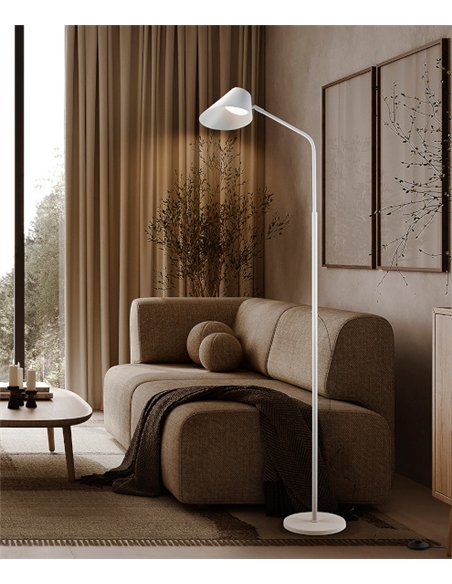 Lámpara de pie Esino - Schuller - Lámpara de pie arco, foco orientable