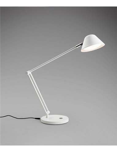 Lámpara de escritorio Taros - Schuller - Lámpara de estudio orientable, LED regulable