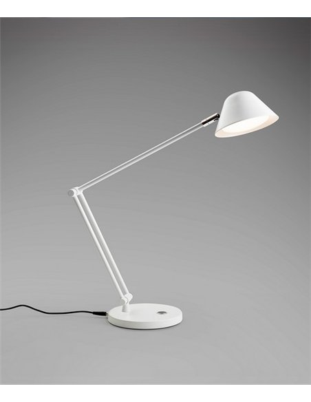 Lámpara de escritorio Taros - Schuller - Lámpara de estudio orientable, LED regulable