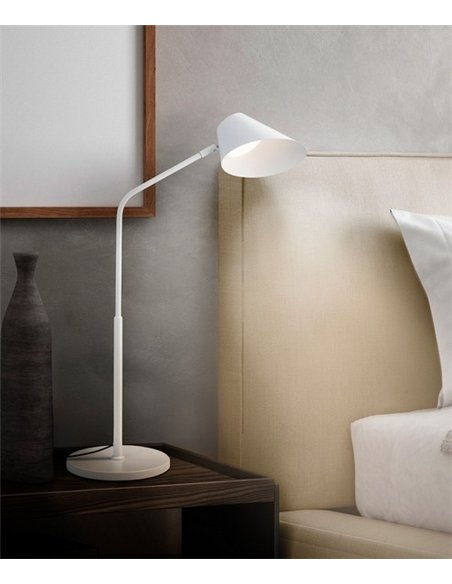 Lámpara de escritorio Esino - Schuller - Foco orientable, luz LED regulable