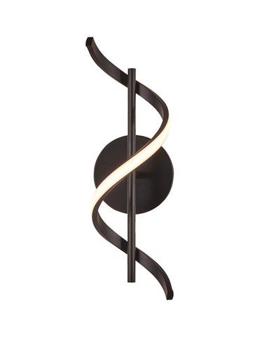 Aplique de pared Boa - Schuller - Diseño minimalista negro