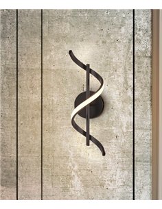 Lámpara de pared/techo Boa - Schuller - Diseño minimalista negro