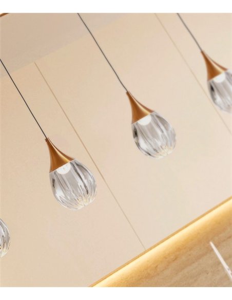 Lámpara colgante Corina - Schuller - Lámpara lineal de 5 luces