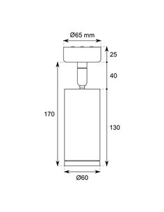 Foco de techo FS13 - Conalux - Lámpara orientable en blanco y negro 2