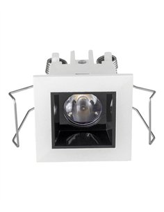 Foco de techo FE22 - Conalux - Downlight cuadrado, blanco