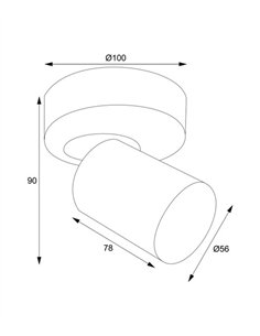 Foco de techo 3020 - Conalux - Lámpara orientable con varias luces