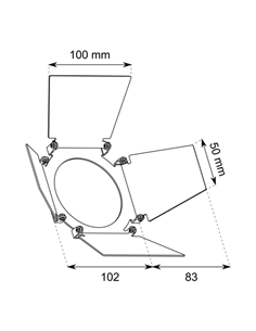 Aletas blancas antideslumbramiento TL15 - Conalux 2