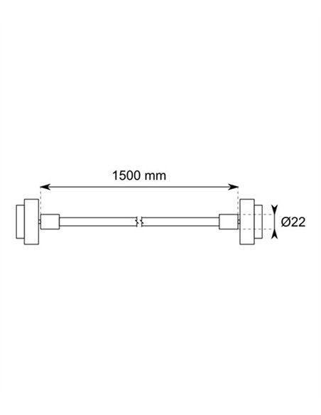 Tira LED de neón 360° - Conalux - Apta para carril magnético modelo M-NEON 360° Tira LED de neón 360° - Conalux - Apta para carril magnético modelo M-NEON 360°