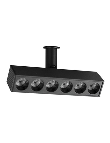 Foco para carril magnético R4 - Conalux - Lámpara lineal orientable Foco para carril magnético R4 - Conalux - Lámpara lineal orientable