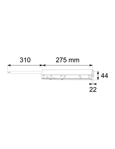 Driver interno para carril magnético Rac Rec - Conalux 2