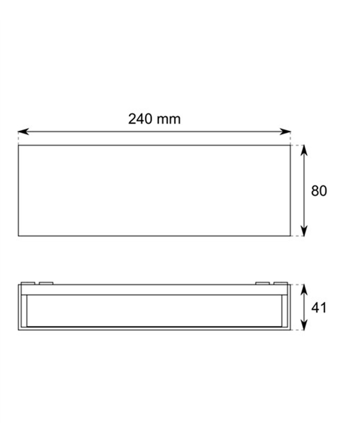 Aplique de pared 904 - Conalux - Lámpara de exterior rectangular Aplique de pared 904 - Conalux - Lámpara de exterior rectangular