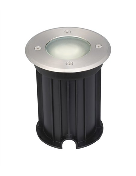 Foco empotrable para suelo Cracov - Conalux - Lámpara de exterior de acero inoxidable, IP67