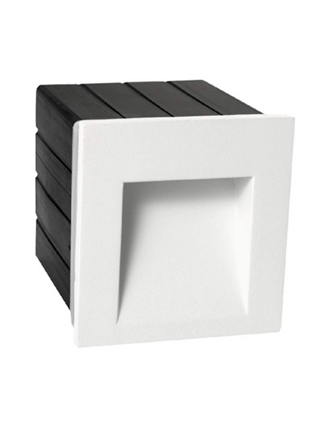 Foco empotrable de exterior Krok - Conalux - Lámpara cuadrada para iluminar escaleras Foco empotrable de exterior Krok - Conalux - Lámpara cuadrada para iluminar escaleras