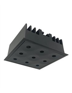 Foco empotrable Dot - Conalux - Foco cuadrado de 9 luces