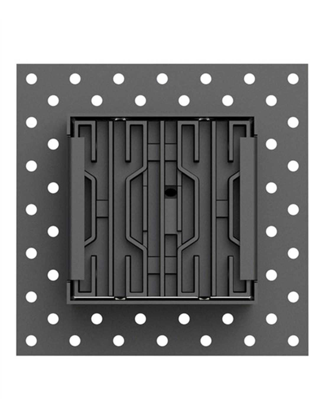 Lámpara empotrable Hera QEP - Conalux - Diseño cuadrado negro con 4 focos Lámpara empotrable Hera QEP - Conalux - Diseño cuadrado negro con 4 focos