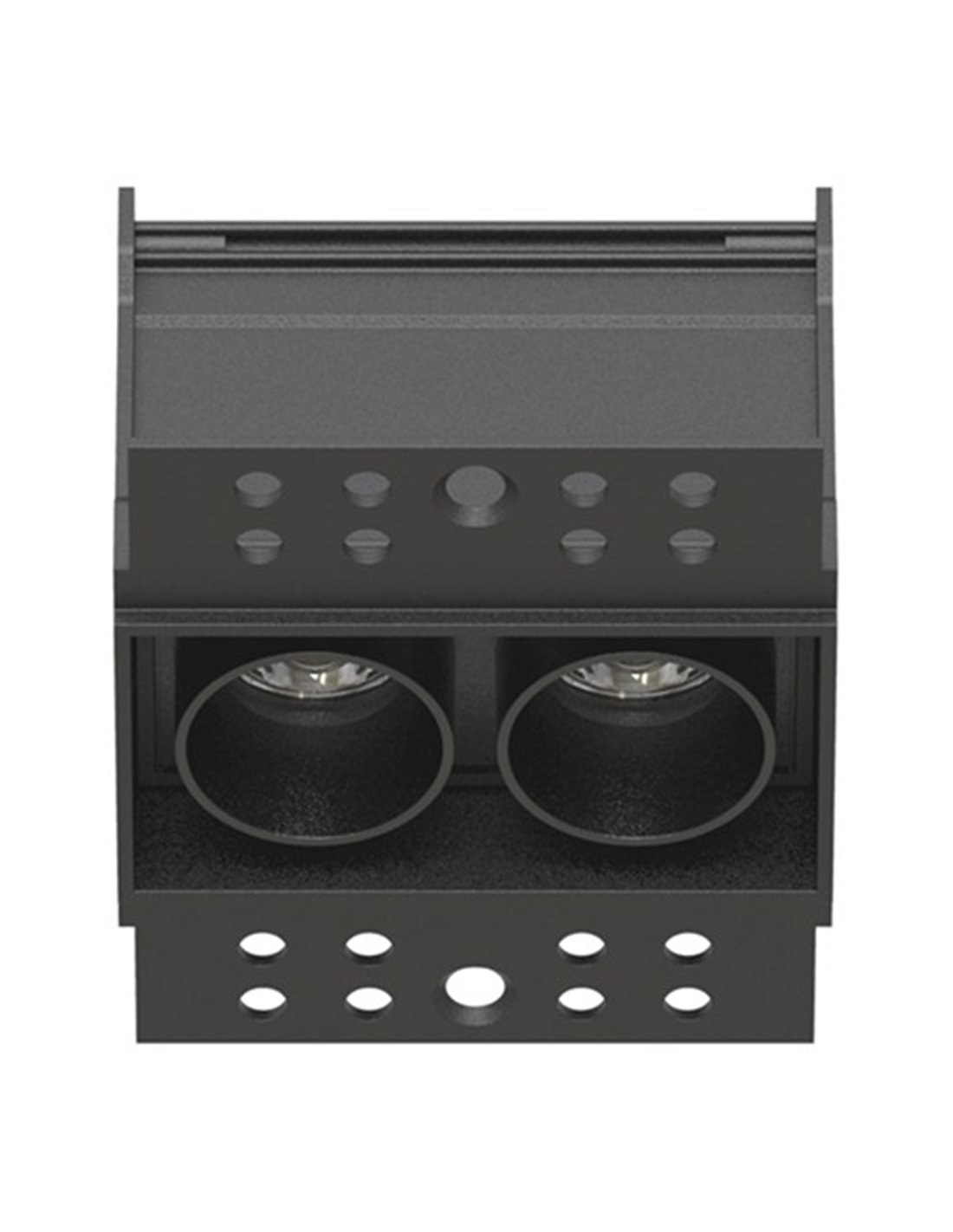 Lámpara empotrable Hera SP 19 - Conalux - Diseño rectangular negro, 2/4/6/9 focos Lámpara empotrable Hera SP 19 - Conalux - Diseño rectangular negro, 2/4/6/9 focos