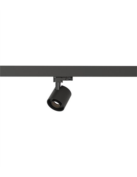 Foco para carril trifásico Hera - Conalux - Proyector orientable negro Foco para carril trifásico Hera - Conalux - Proyector orientable negro