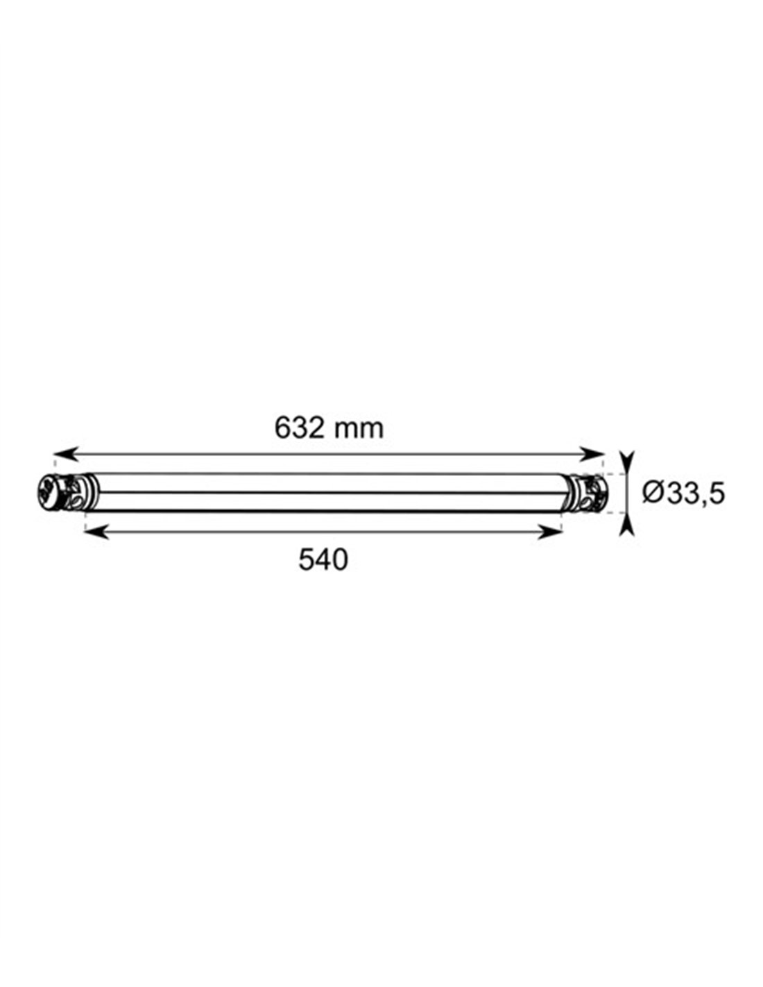 Luminaria lineal tubular Cosmos 2 - Conalux - Lámpara LED en blanco o negro Luminaria lineal tubular Cosmos 2 - Conalux - Lámpara LED en blanco o negro