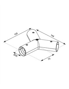 Accesorio de conexión en "Y" Cosmos - Conalux 2