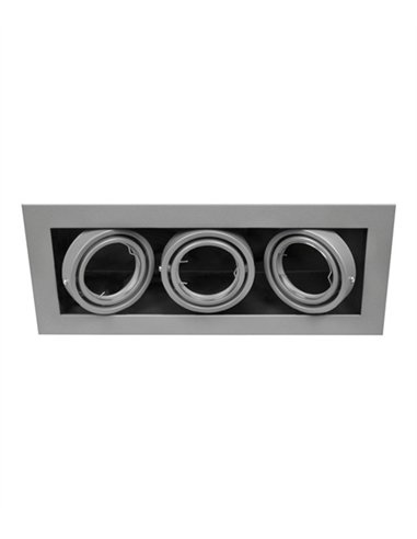 Lámpara de techo empotrable 3010 - Conalux - Downlight lineal con 3 o 4 focos orientables Lámpara de techo empotrable 3010 - Conalux - Downlight lineal con 3 o 4 focos orientables