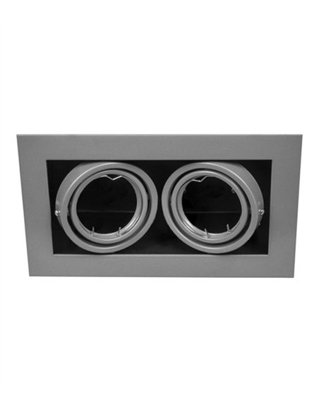 Lámpara de techo empotrable 3009 - Conalux - Lámpara con 2 focos orientables Lámpara de techo empotrable 3009 - Conalux - Lámpara con 2 focos orientables