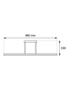 Plafón de techo 7003 - Conalux - Lámpara de techo LED en cromo 2