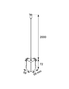 Accesorio de conexión 90° - Conalux - Apto para modelos 6017/6018/6019 2