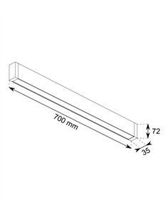 Lámpara lineal 6019 - Conalux - Lámpara plafón/colgante LED