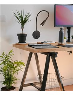 Lámpara de pared Cia - Conalux - Lámpara de pared de lectura con USB