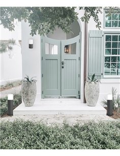 Aplique de pared de exterior Palma - Conalux - Lámpara en gris antracita, IP44 2