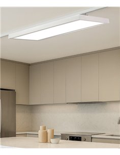 Lámpara de carril TL5005 - Conalux - Lámpara blanca rectangular, 36W/45W