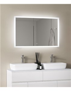 Espejo iluminado para baño Amanzi - ACB - Disponible en 3 tamaños, LED 3000K