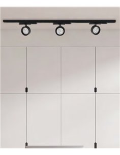 Foco de carril Mako – ACB – Carril Trifásico, LED 3000K