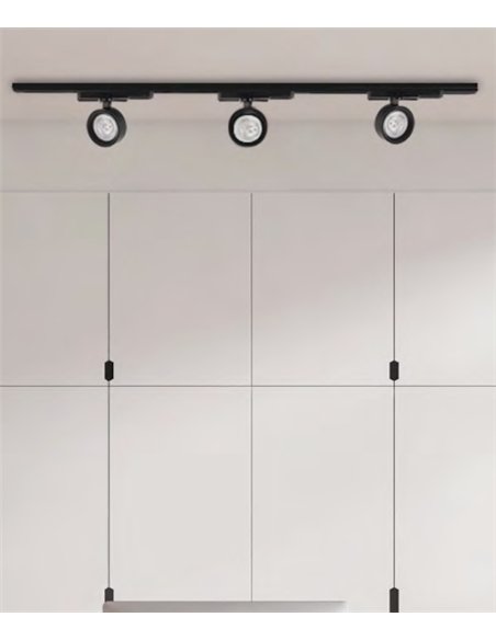 Foco de carril Mako – ACB – Carril Trifásico, LED 3000K