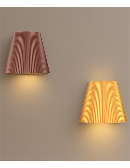 Aplique de pared Pika - Pedret Lighting - Lámpara sostenible de bioplástico impreso 3D