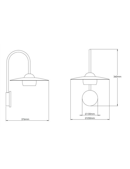 Aplique de pared Txapela - Pedret Lighting - Lámpara decorativa de madera de roble con disco de latón