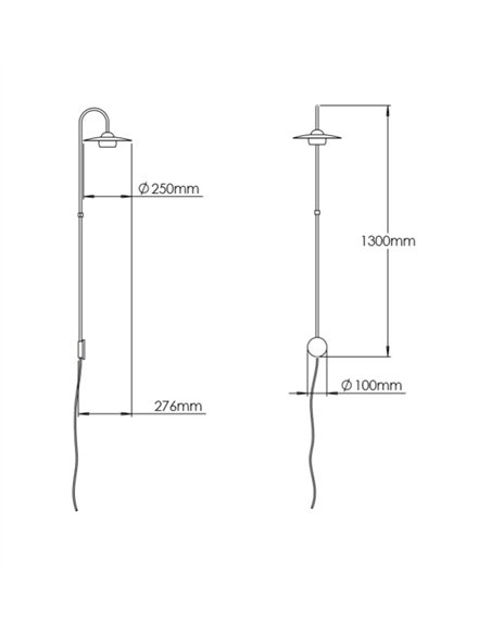 Aplique de pared Txapela - Pedret Lighting - Lámpara decorativa de madera de roble con disco de latón