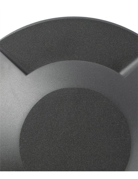 Lámpara de suelo de exterior Loth - Faro - Lámpara de aluminio negro, Ø 20 cm