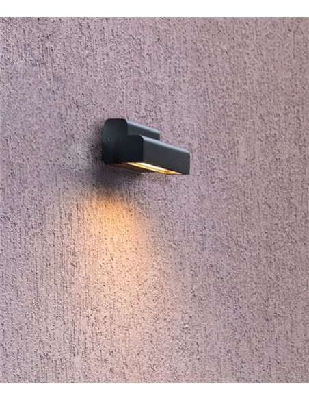 Aplique de pared Balic - Faro - Lámpara de exterior negra