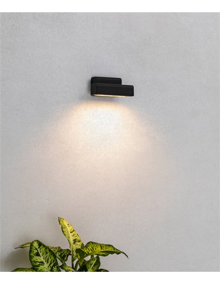 Aplique de pared Balic - Faro - Lámpara de exterior negra